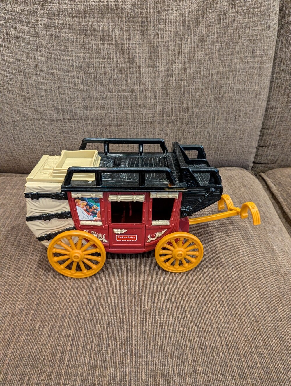 1997 Fisher-Price Great Adventures Cannonball Stage Coach